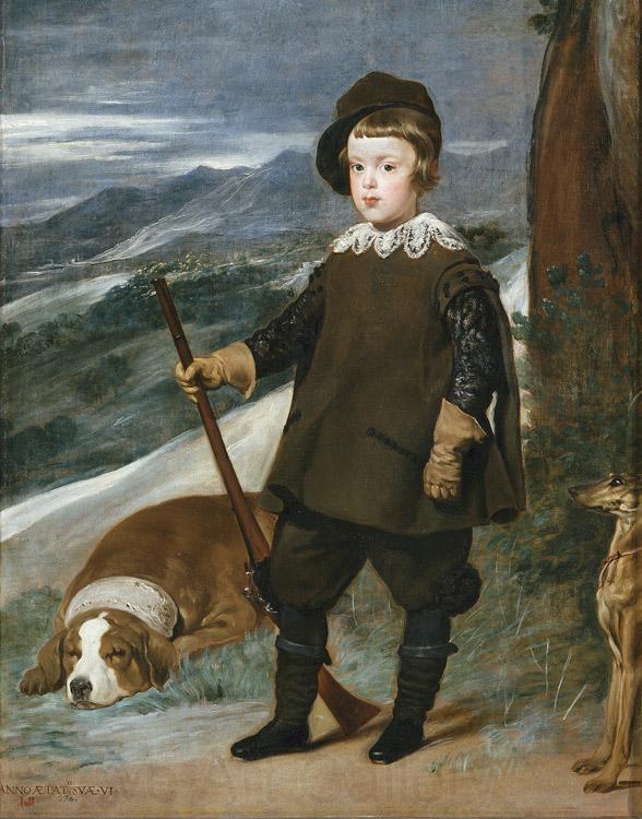 Diego Velazquez Prince Baltasar Carlos as a Hunter (df01) Norge oil painting art